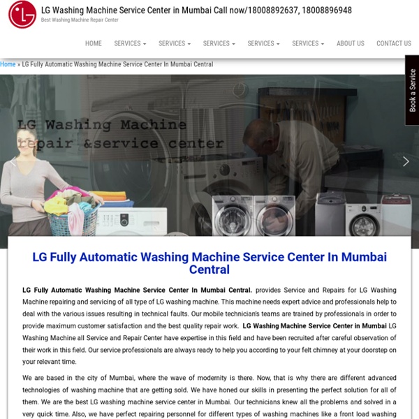LG Fully Automatic Washing Machine Service Center In Mumbai Central