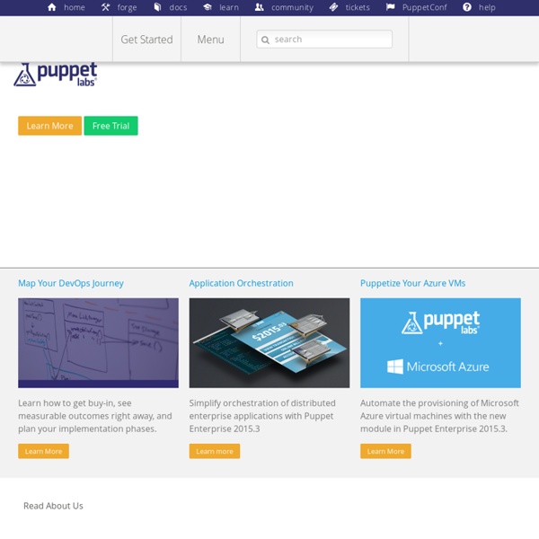 Puppet Labs: IT Automation Software for System Administrators
