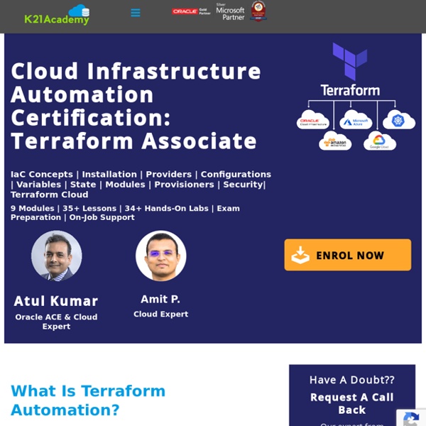 HashiCorp Automation Terraform Certification Training