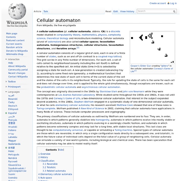 Cellular automaton
