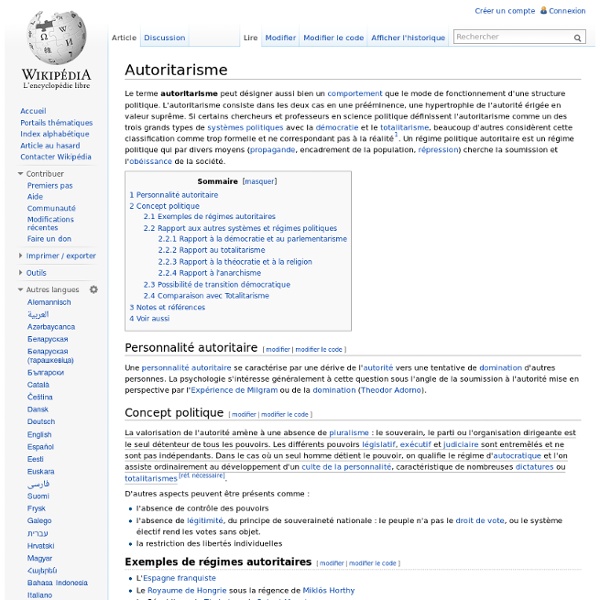 Autoritarisme