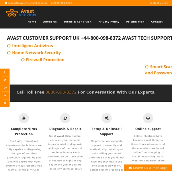 Call Avast Help number +44-800-098-8372 Avast Support Number UK