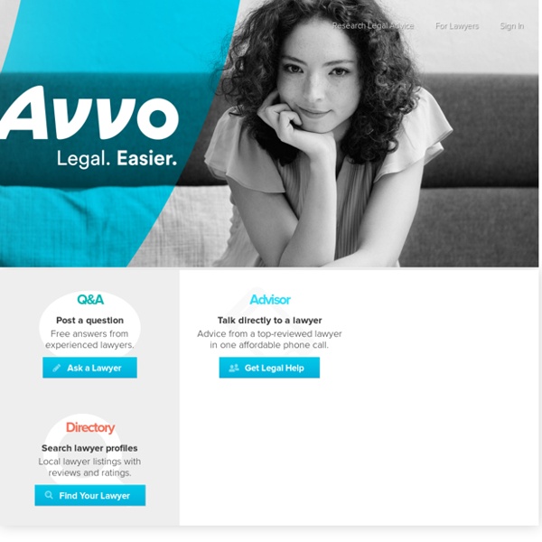 Avvo.com - Expert Advice When You Need It Most