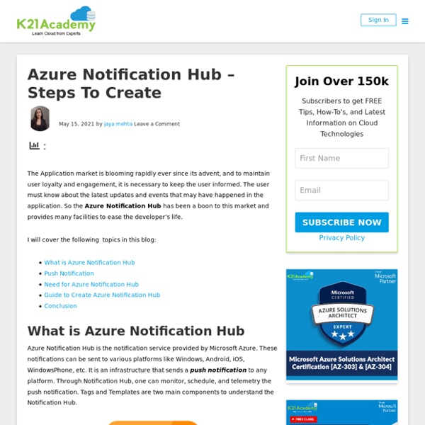 Azure Notification Hub