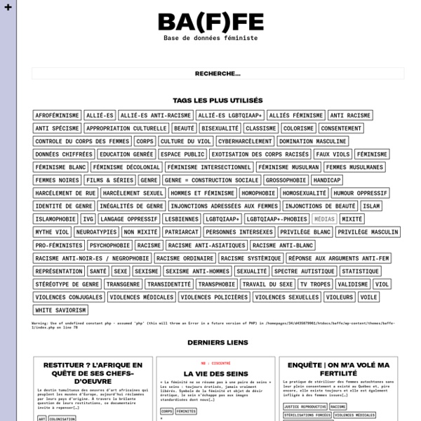BA(F)FE – Base de données féministe