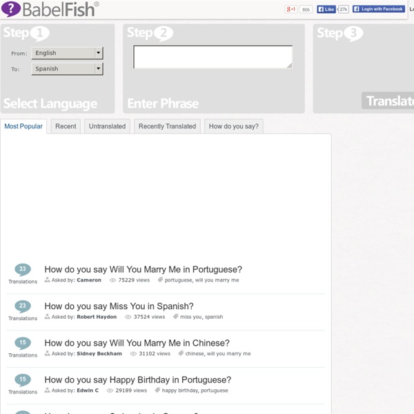  BabelFish – Free Online Translator