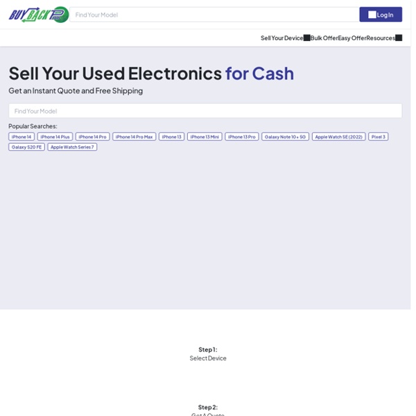 Sell Used Mobile or Electronics for Cash