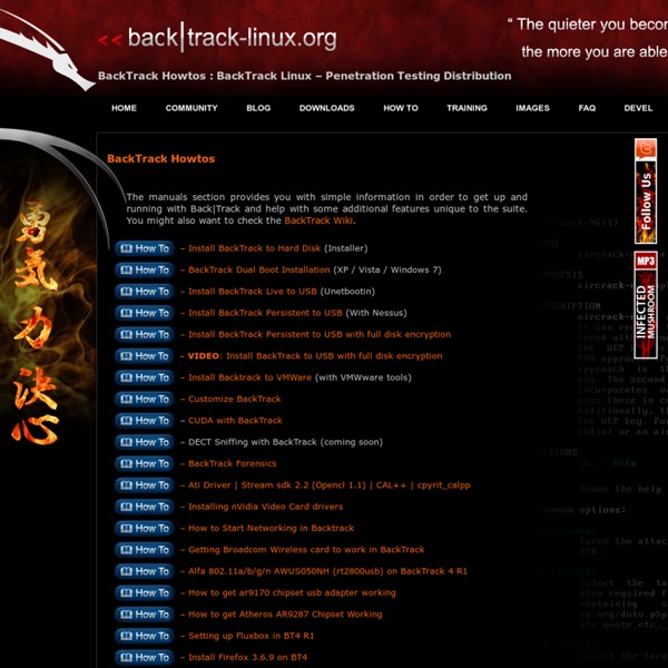 BackTrack Wiki