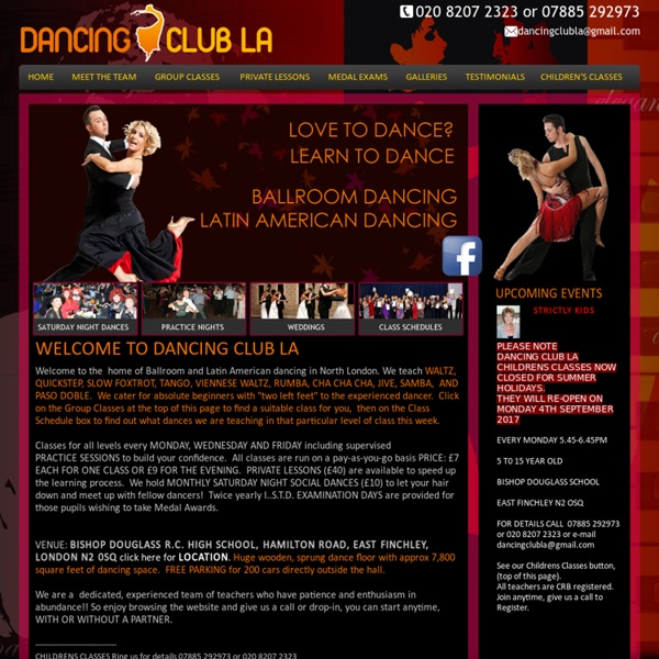 Dancing Club LA - Ballroom and Latin American Dancing