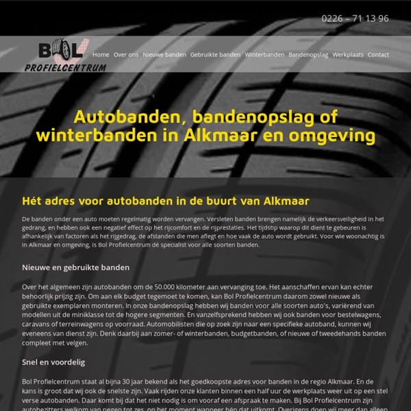 Autobanden en bandenopslag Alkmaar