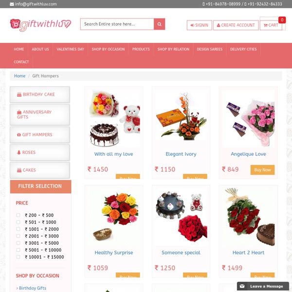 Buy Gift Hampers Online in Bangalore