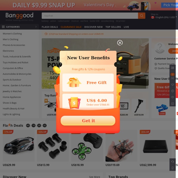 Online Shopping for Cool Gadgets, RC Quadcopter, 3D Printer at Banggood