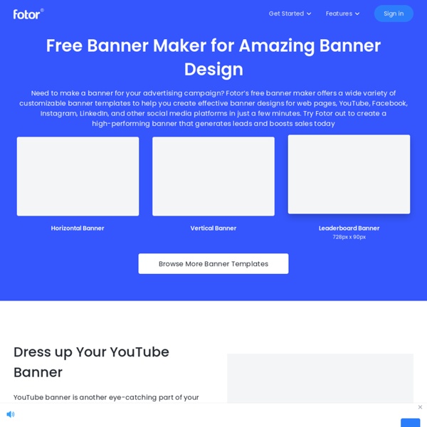 Banner Maker - Make Your Banner Online for Free