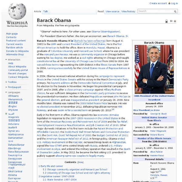 US Government -Barack Obama