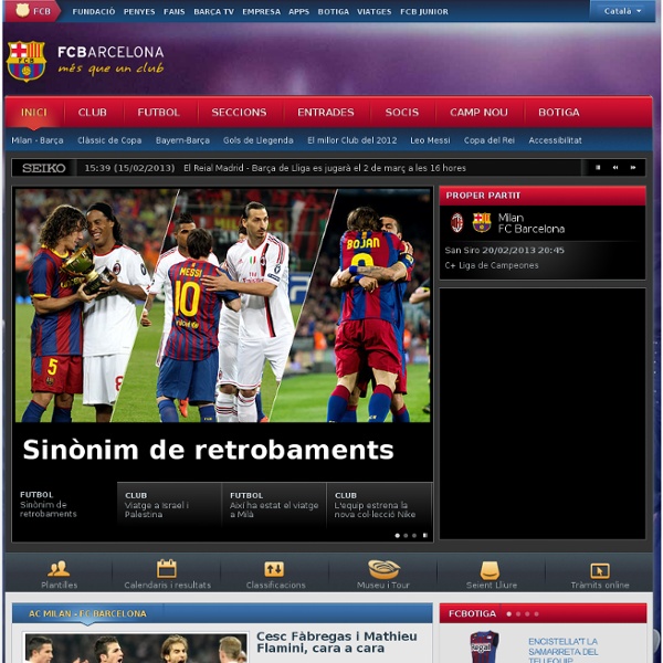 Web oficial del FC Barcelona