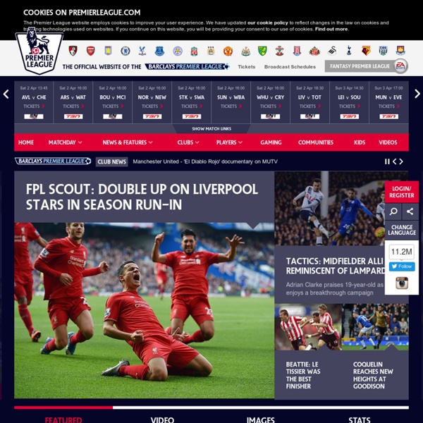 Official Site of the Premier League - Barclays Premier League News, Fixtures and Results