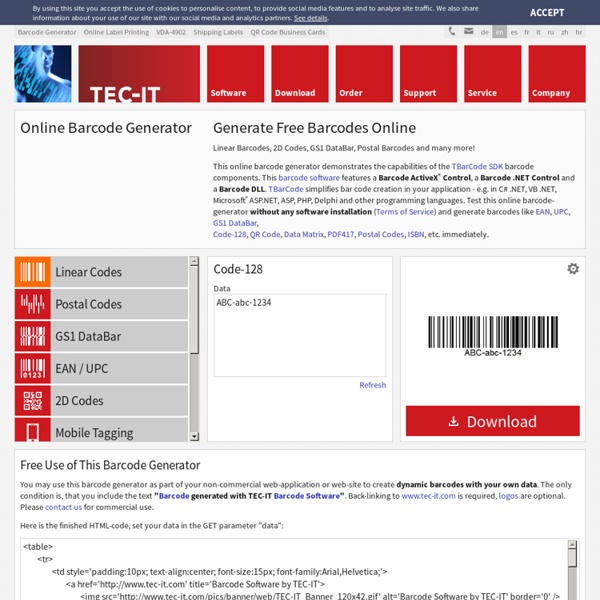 Free Online Barcode Generator: Create Barcodes for Free!