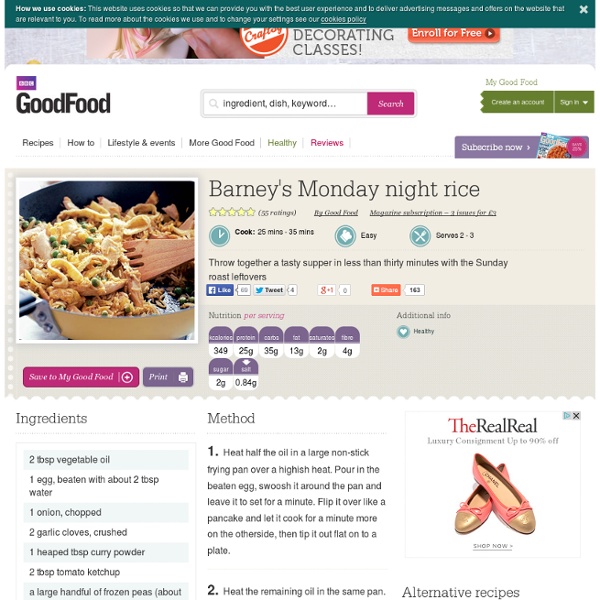 Barney's Monday night rice