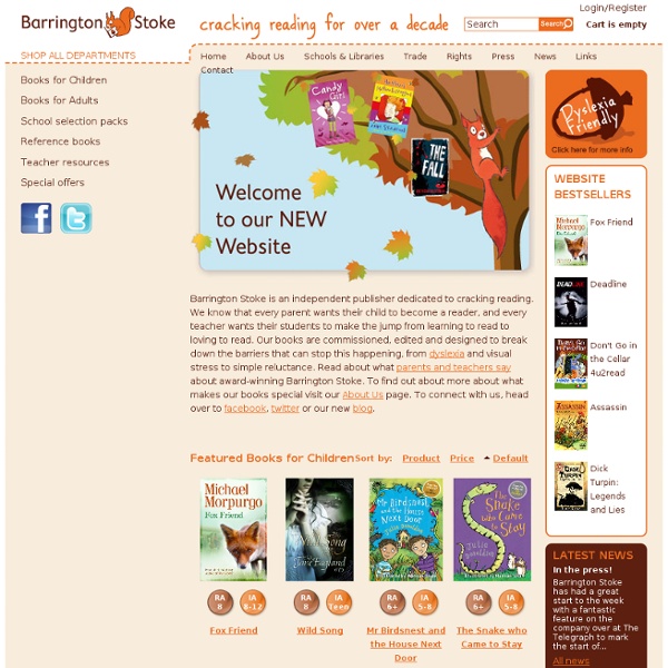 Publishing fantastic books for dyslexic and struggling readers