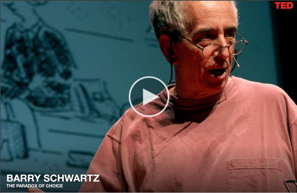 Barry Schwartz on the paradox of choice Pearltrees