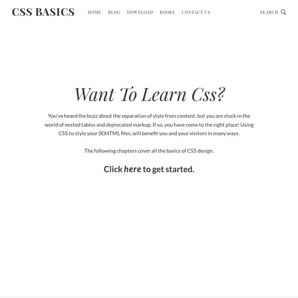 CSS Basics - Making Cascading Style Sheets Easy to Understand