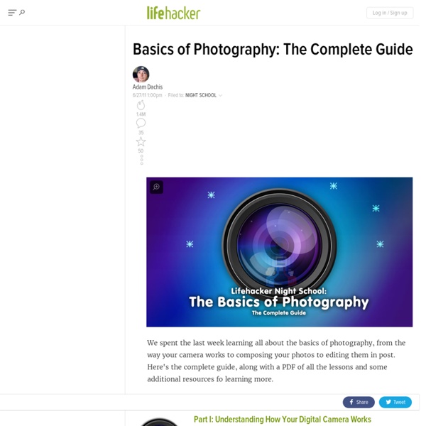 Basics of Photography: The Complete Guide