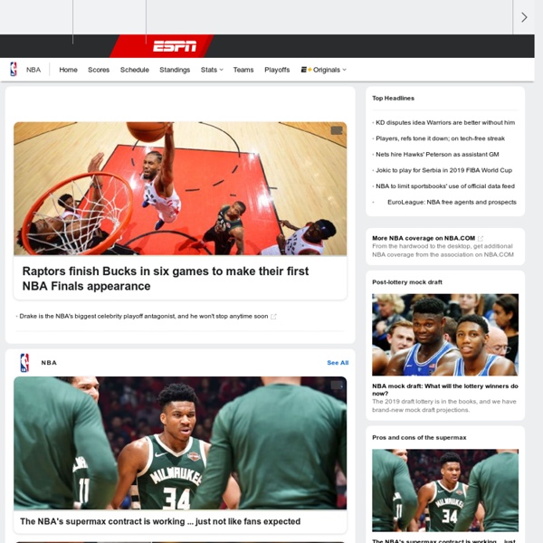 ESPN - NBA Basketball Teams, Scores, Stats, News, Standings, Rum