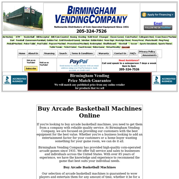 Buy Arcade Basketball Machines