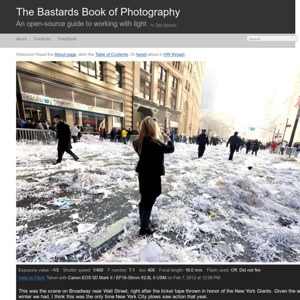 The Bastards Book of Photography by Dan Nguyen
