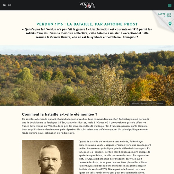 Site officiel du centenaire de la bataille de Verdun