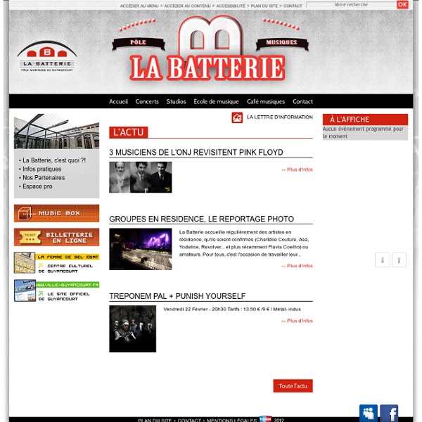 La Batterie / Accueil - La Batterie - Site de la Batterie de Guyancourt