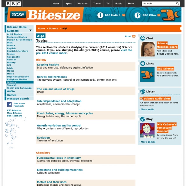 Diet And Health Bbc Bitesize Science