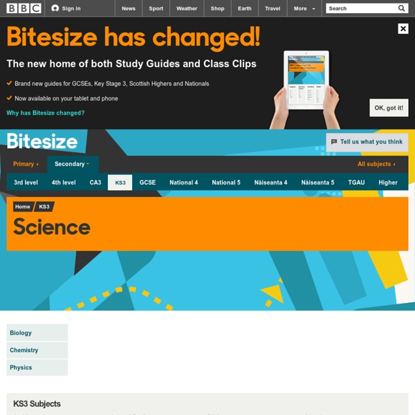 KS3 Bitesize: Science