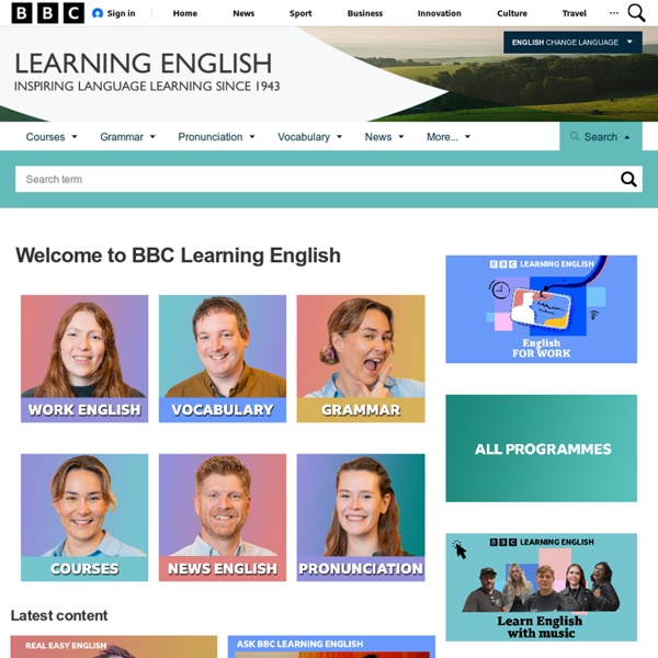 BBC Learning English - BBC Learning English home page