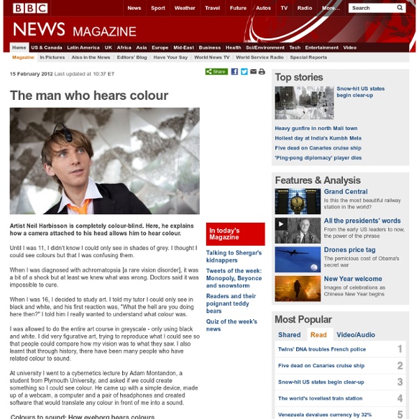 The man who hears colour