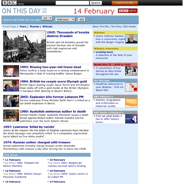 BBC ON THIS DAY