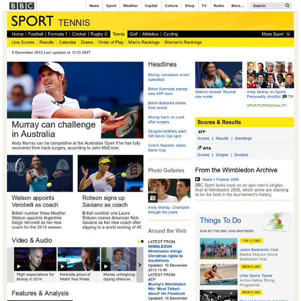BBC Sport - Tennis