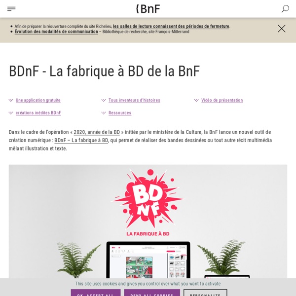 BDnF - La fabrique à BD de la BnF