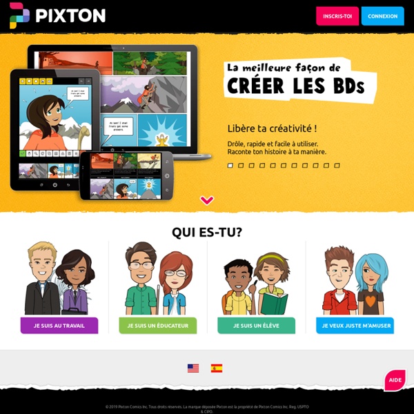 Pixton - Faire un dessin - Créer une BD