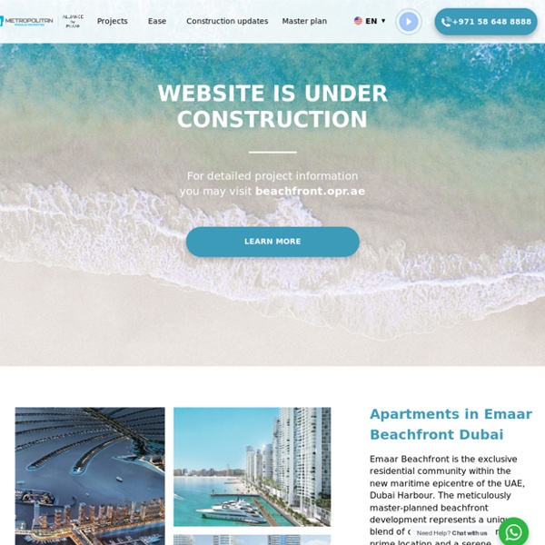 Emaar Beachfront Dubai: properties for sale, apartments in Harbour