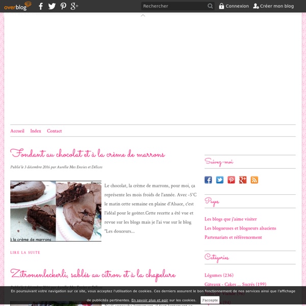 Le blog de Aurélie et ses envies de délices