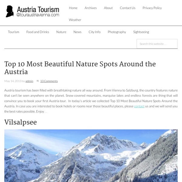 Top 10 Most Beautiful Nature Spots Around the Austria