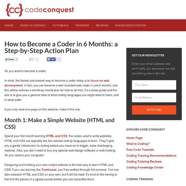 How to Become a Coder in 6 Months: a Step-by-Step Action Plan