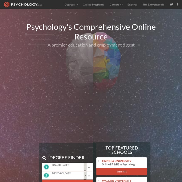 Encyclopedia of Psychology - Psychology Websites