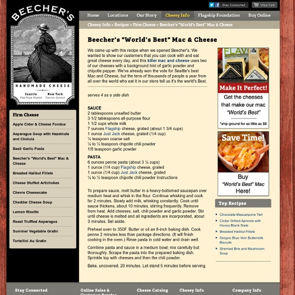 Beecher's "World's Best" Mac & Cheese