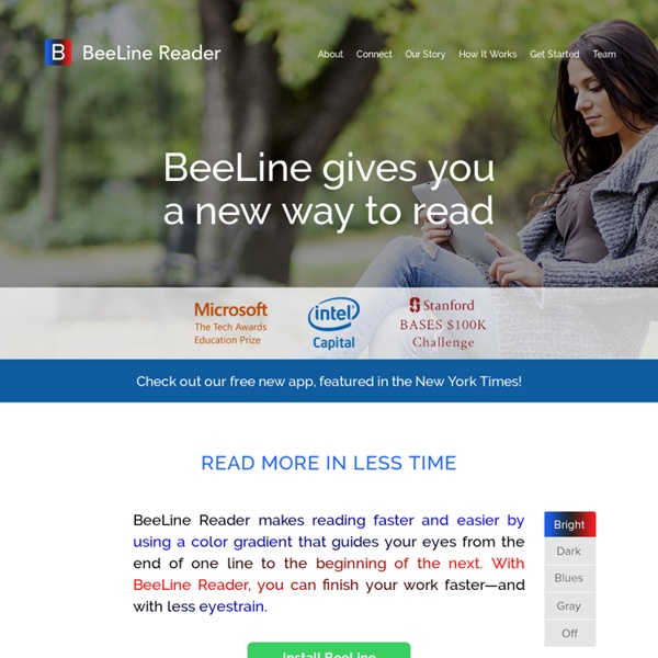 Read Faster With BeeLine Reader!