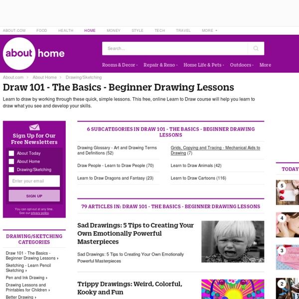 Beginner Drawing Lessons - Learn To Draw