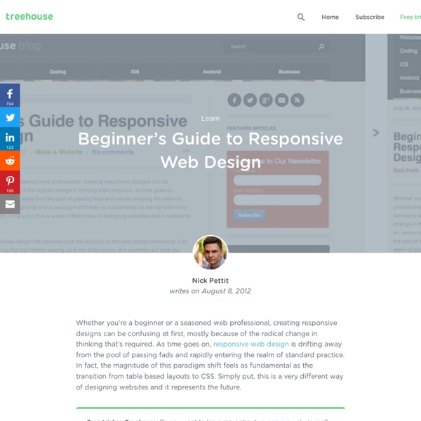 Beginner’s Guide to Responsive Web Design