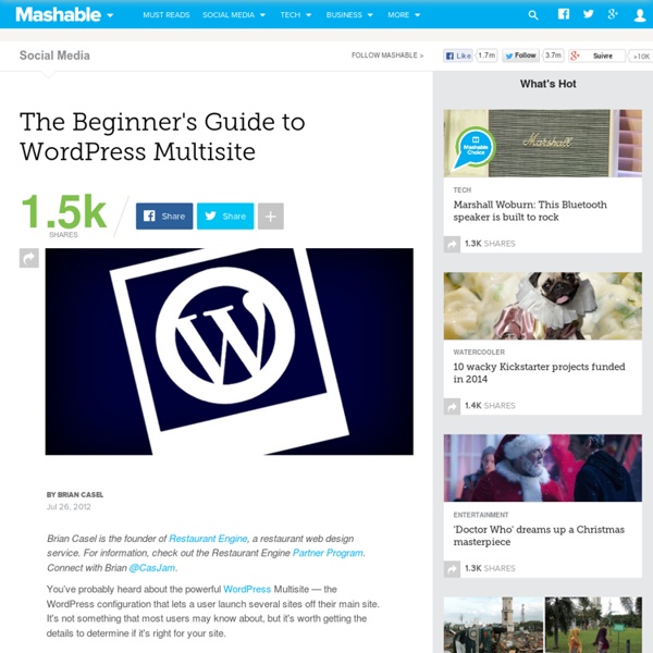 The Beginner's Guide to WordPress Multisite