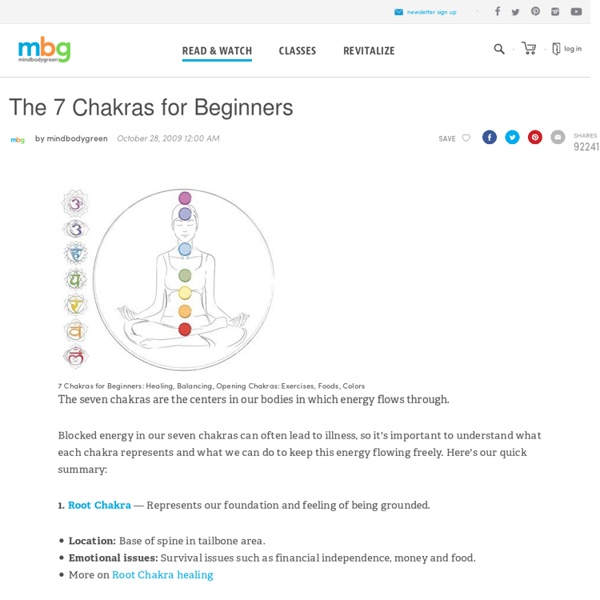 The 7 Chakras for Beginners